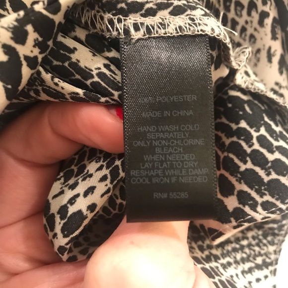 Snake Print Scarf Top! - Picture 5 of 5